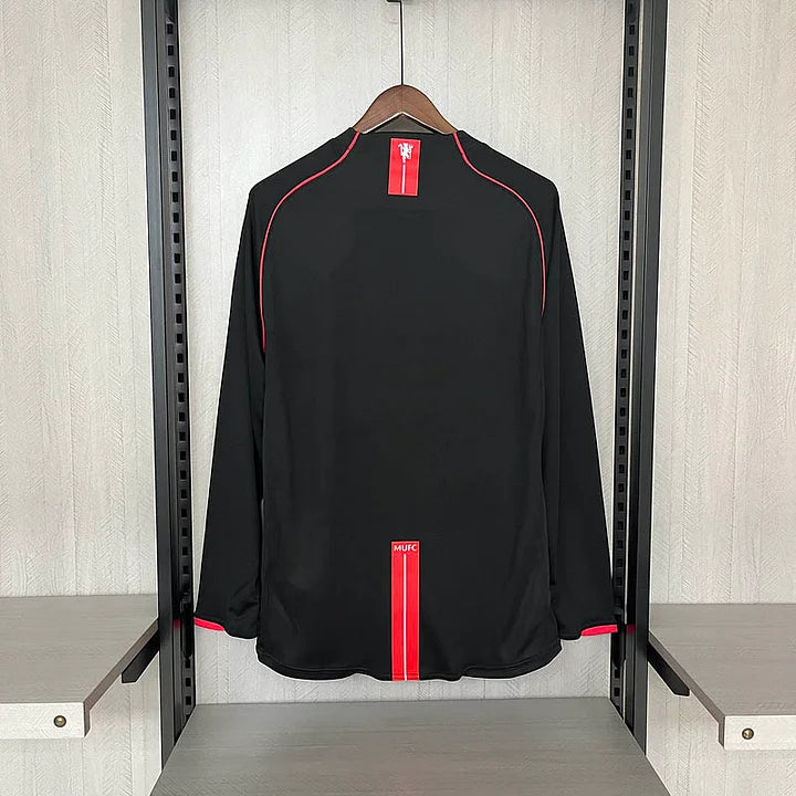 2007/2008 Retro Manga Larga Manchester United